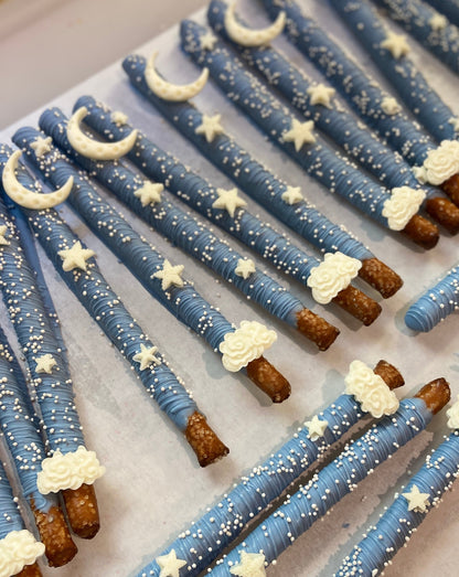 Chocolate Covered Pretzel Rods by the Dozen
