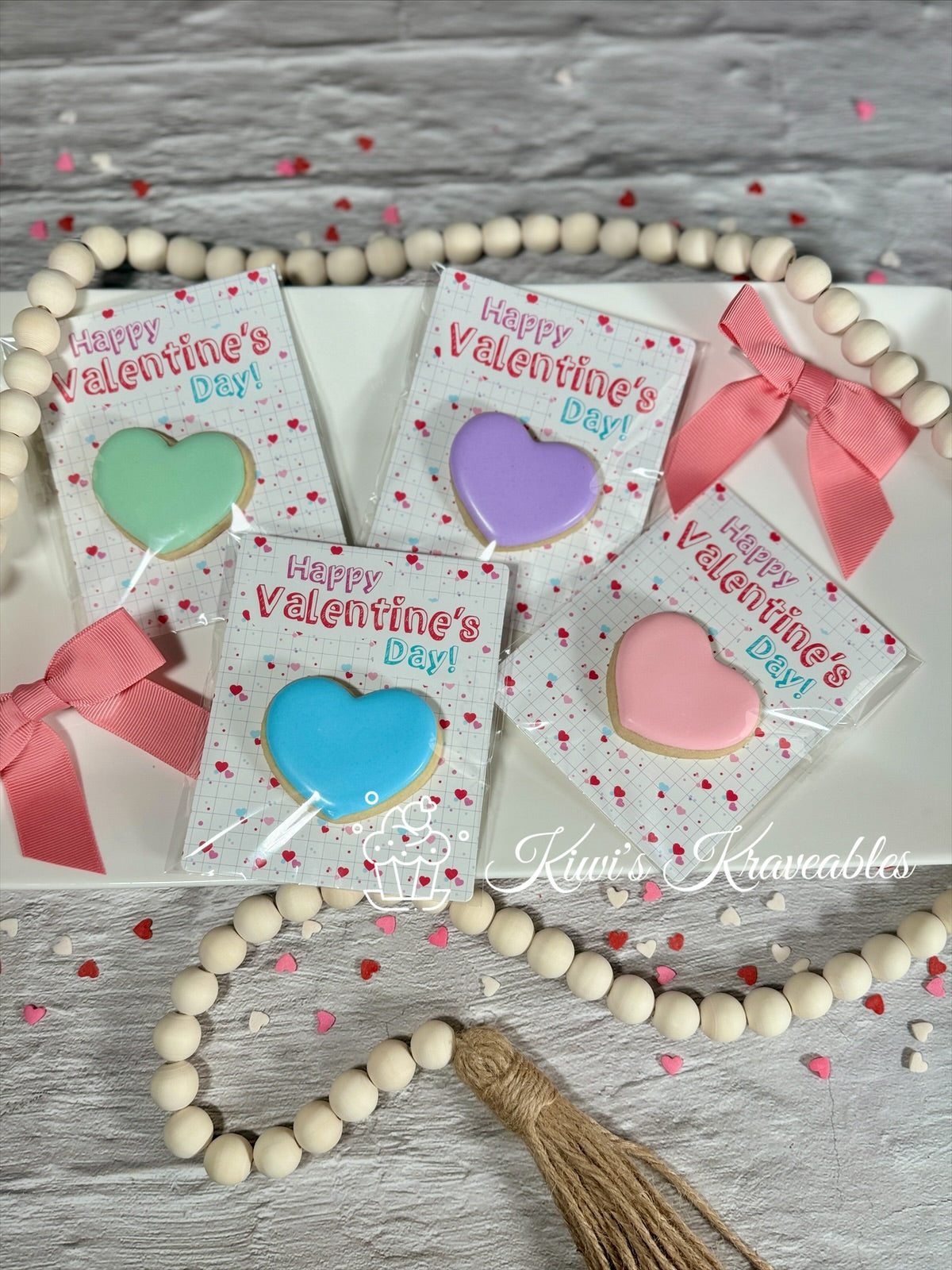 Mini Valentine Cookie Card